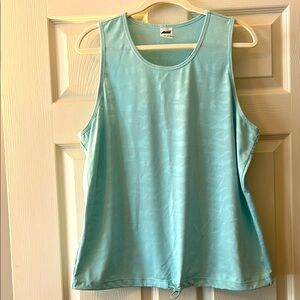 Avia Blue Sleeveless Relaxed Tank Top.